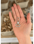 1.5 cm Papağan Kanca Nikel