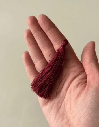 Dekoratif Püskül Bordo