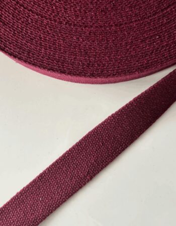 4 cm Pamuk Kolon Bordo