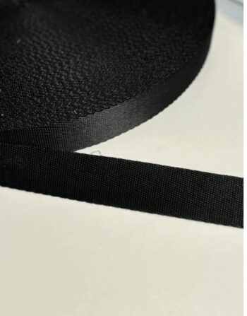 3 cm Polyester Kolon Siyah
