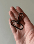 3 cm Papağan Kanca Black Nikel