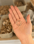 1.5 cm D Halka Gold