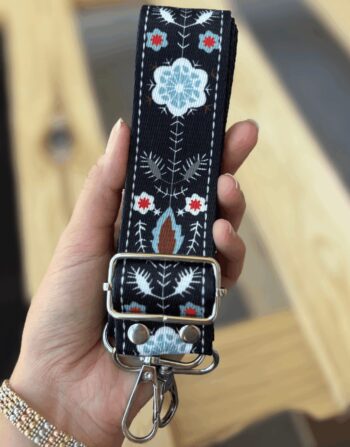 4 cm Hazır Çanta Sapı Desenli Polyester