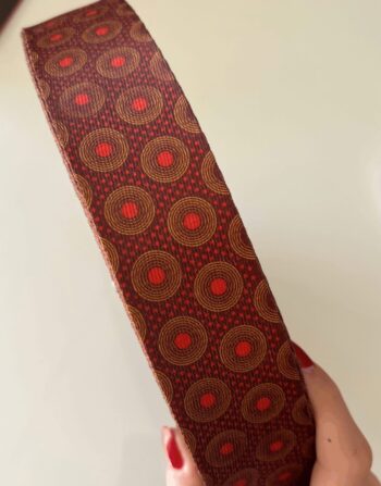 4 cm Desenli Polyester Kolon