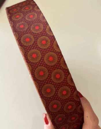 4 cm Desenli Polyester Kolon