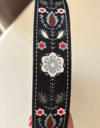 4 cm Desenli Polyester Kolon