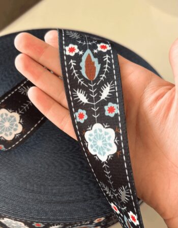 4 cm Desenli Polyester Kolon - Görsel 2