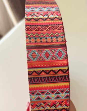 4 cm Desenli Polyester Kolon