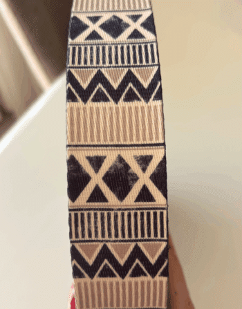 4 cm Desenli Polyester Kolon