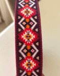 4 cm Desenli Polyester Kolon