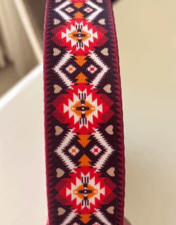 4 cm Desenli Polyester Kolon