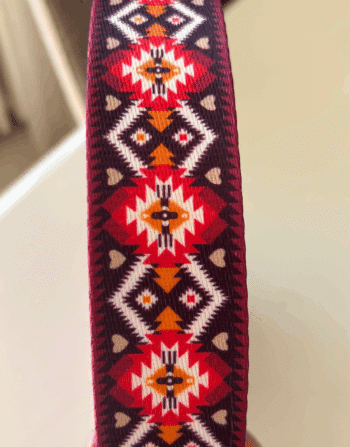 4 cm Desenli Polyester Kolon