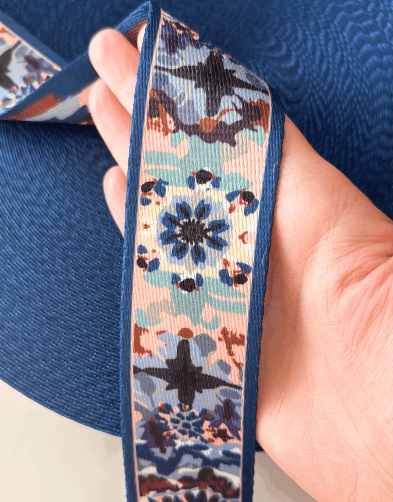 4 cm Desenli Polyester Kolon - Görsel 2
