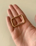 3 cm Dikdörtgen Gold