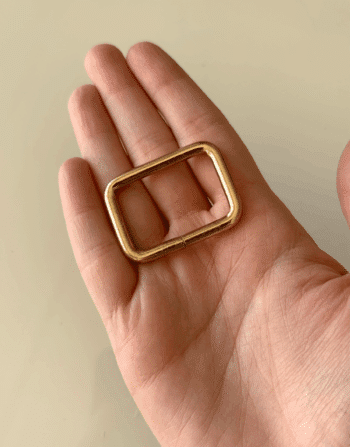 3 cm Dikdörtgen Gold
