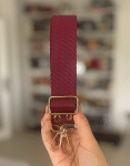 Hazır Çanta Sapı 3 cm Polyester Bordo