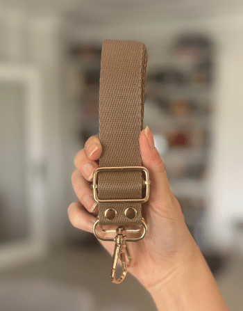 Hazır Çanta Sapı 3 cm Polyester Bej