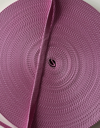 1 cm Polyester Kolon Pembe