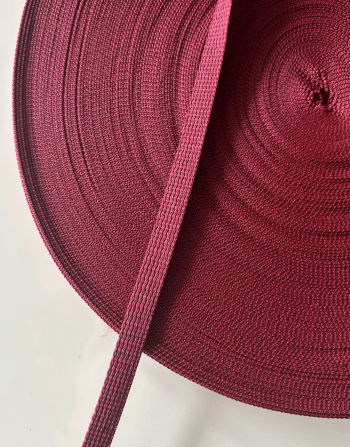 1 cm Polyester Kolon Bordo
