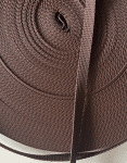 1 cm Polyester Kolon Kahverengi