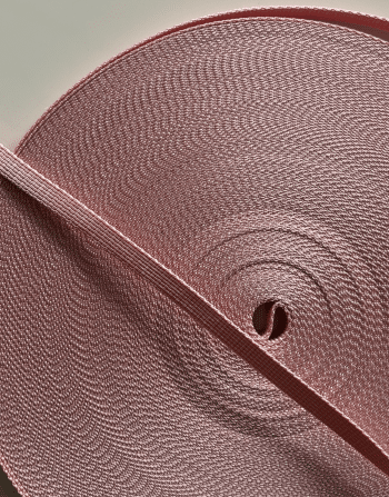 1 cm Polyester Kolon Açık Pembe