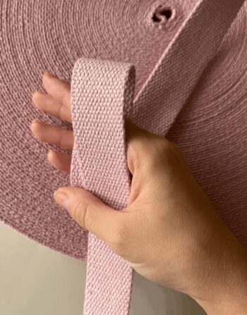3 cm Pamuk Kolon Pudra Pembe - Görsel 2