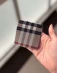 Su Geçirmez Premium Çanta Kumaşı Ekose Desenli