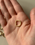 1 cm D Halka Gold