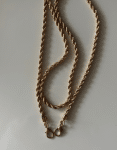 120 cm 1.Kalite Hazır Çanta Zinciri Gold