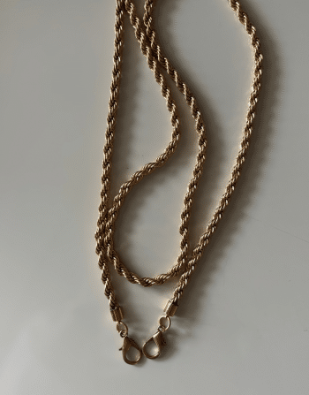 120 cm 1.Kalite Hazır Çanta Zinciri Gold