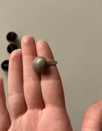 5’li Karamel Dekoratif Perçin Kapağı - Görsel 2