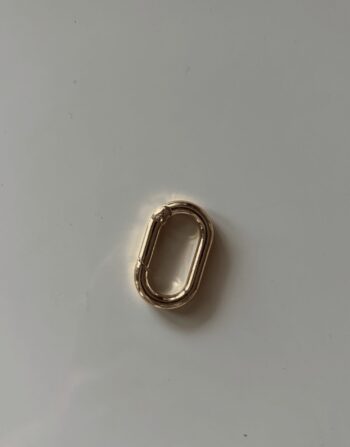 Gold Oval Yaylı Halka - Görsel 2
