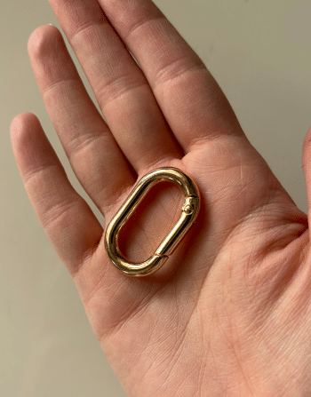 Gold Oval Yaylı Halka