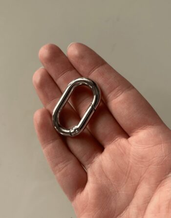 Nikel Yaylı Oval Halka
