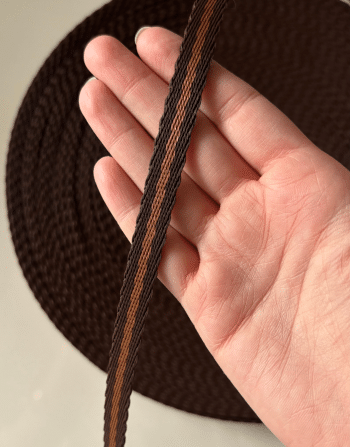 1 cm Desenli Polyester Kolon