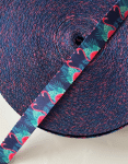 2.5 cm Desenli Polyester Kolon