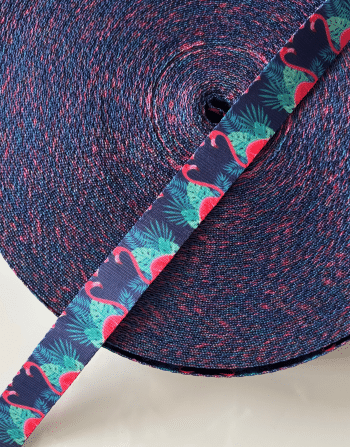 2.5 cm Desenli Polyester Kolon