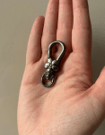1 cm Papağan Kanca Black Nikel
