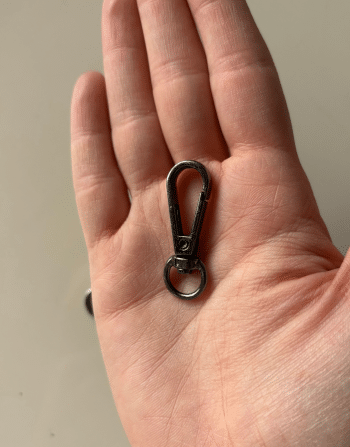 1 cm Papağan Kanca Black Nikel