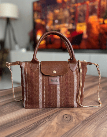 Lora Bag Kahverengi Gold Detaylı