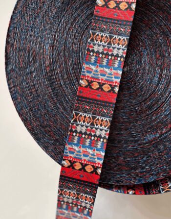 4 cm Desenli Polyester Kolon