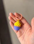 Cupcake Figürlü Çanta Süsü/Anahtarlık