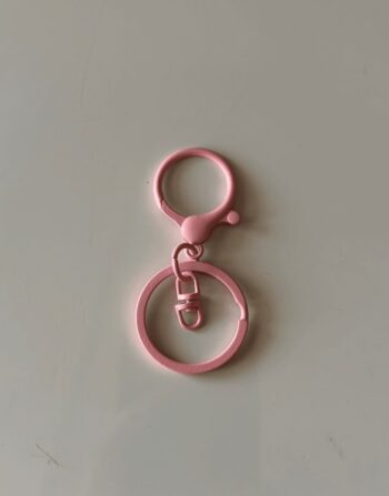 Açık Pembe Anahtarlık Kancası