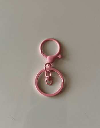 Açık Pembe Anahtarlık Kancası