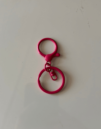 Pembe Anahtarlık Kancası
