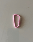 Açık Pembe Çanta Karabinası