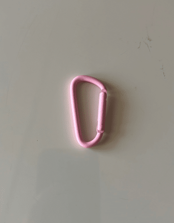 Açık Pembe Çanta Karabinası