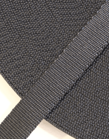 2 cm Polyester Kolon Siyah