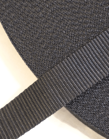 2.5 cm Polyester Kolon Siyah