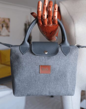 Lora Bag Su Geçirmez Keten Gri